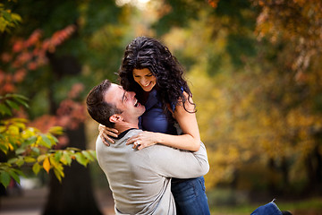 Image showing Excited Man and Woman