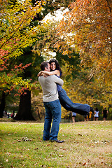 Image showing Man Woman Hug