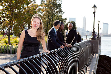 Image showing Beautiful Business Woman