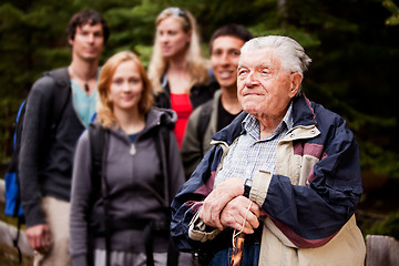 Image showing Elderly Man Tour Guide