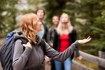 Image showing Rain Outdoor Hike