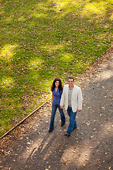 Image showing Couple Walk