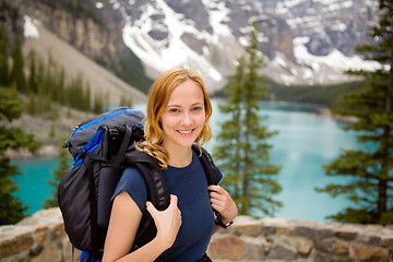 Image showing Portrait in Mountain Landscape