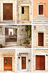 Image showing Old Wooden Door