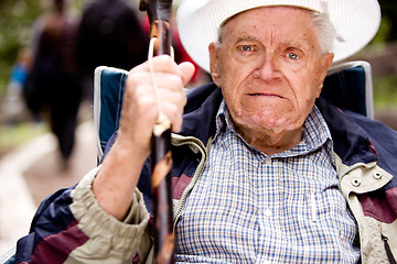 Image showing Angry Old Man