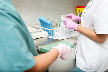 Image showing Sterilizing Insturments with an Autoclave