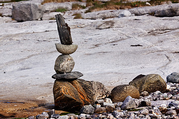 Image showing Rock Stack Sculpture