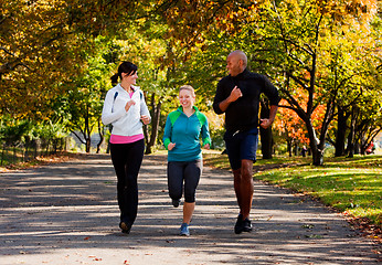 Image showing Jogging