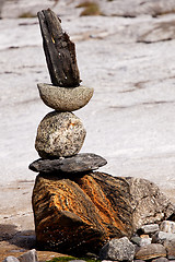 Image showing Rock Stack Sculpture