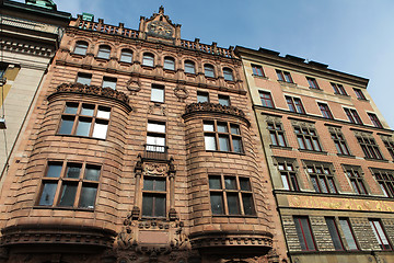 Image showing Old houses in Stockholm