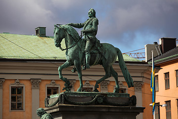 Image showing Swedish king Gustav II Adolf