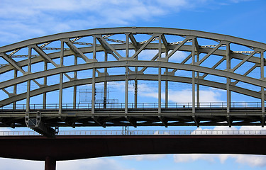 Image showing Railway Bridge in Stockholm