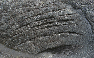 Image showing Stone scratches