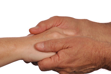 Image showing Comforting Hands