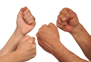 Image showing Fighting Hands