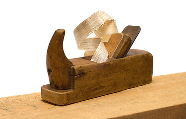 Image showing Wooden plane.