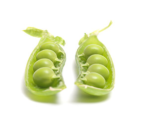 Image showing Peas closeup.