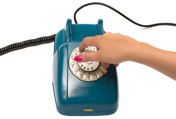 Image showing Old telephone.