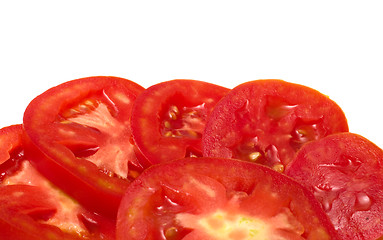 Image showing Slices of tomato.