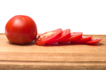 Image showing Slices of tomato.