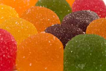 Image showing Fruit jellies.