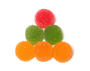 Image showing Fruit jellies.