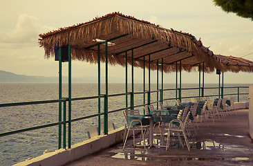 Image showing Beach cafe Croatia