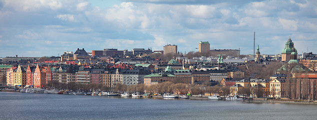 Image showing Aerial view on Stockholm, Sweden