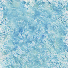 Image showing blue watercolor splashes