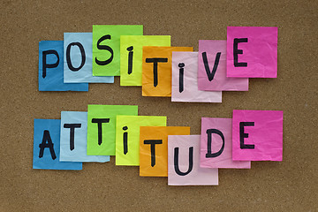 Image showing positive attitude reminder 