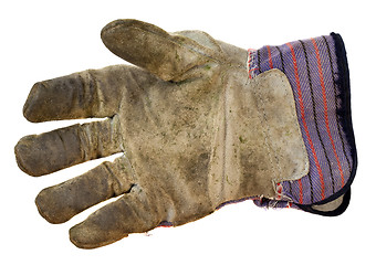 Image showing work leather glove