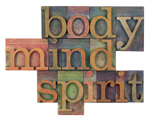 Image showing body, mind and spirit concept