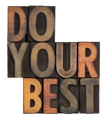 Image showing do your best - motivational reminder