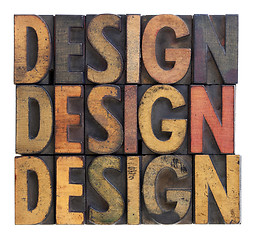 Image showing design - vintage wood typography