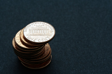 Image showing Pennies