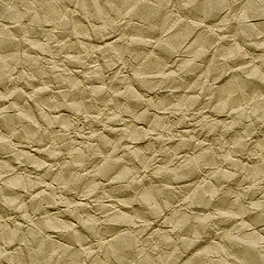 Image showing crumpled brown packing paper texture