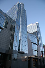 Image showing European Parliament Building in Brussels