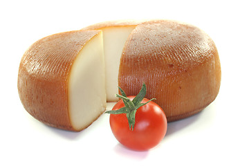 Image showing Smoked goat cheese