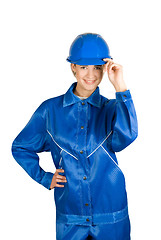 Image showing Builder girl