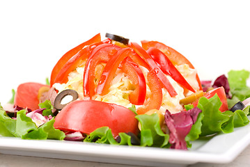 Image showing spicy salad