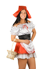 Image showing Sexy Little Red Riding Hood