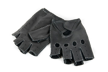 Image showing drivers leather gloves