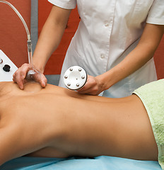 Image showing At massage