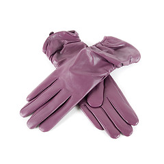 Image showing female leather gloves