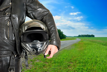 Image showing biker