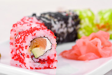 Image showing sushi rolls