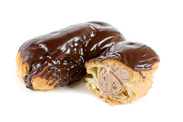 Image showing Cream eclairs