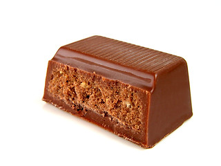 Image showing A piece of chocolate