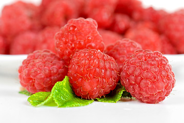 Image showing fresh raspberry