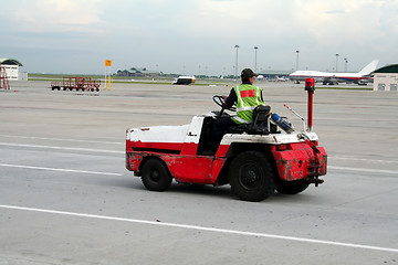 Image showing Airport vehicle